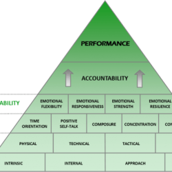 An athlete's arousal level refers to