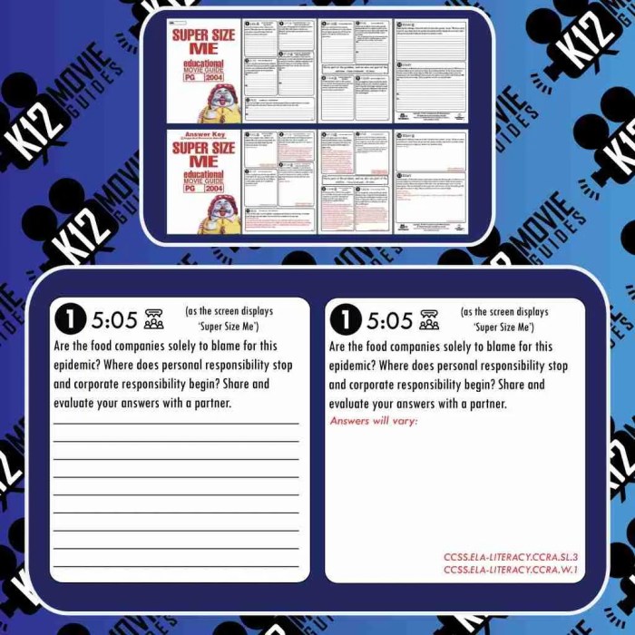 Super size me film worksheet