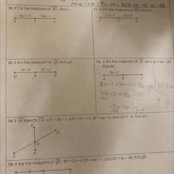 Unit 1 geometry basics homework 2 segment addition postulate